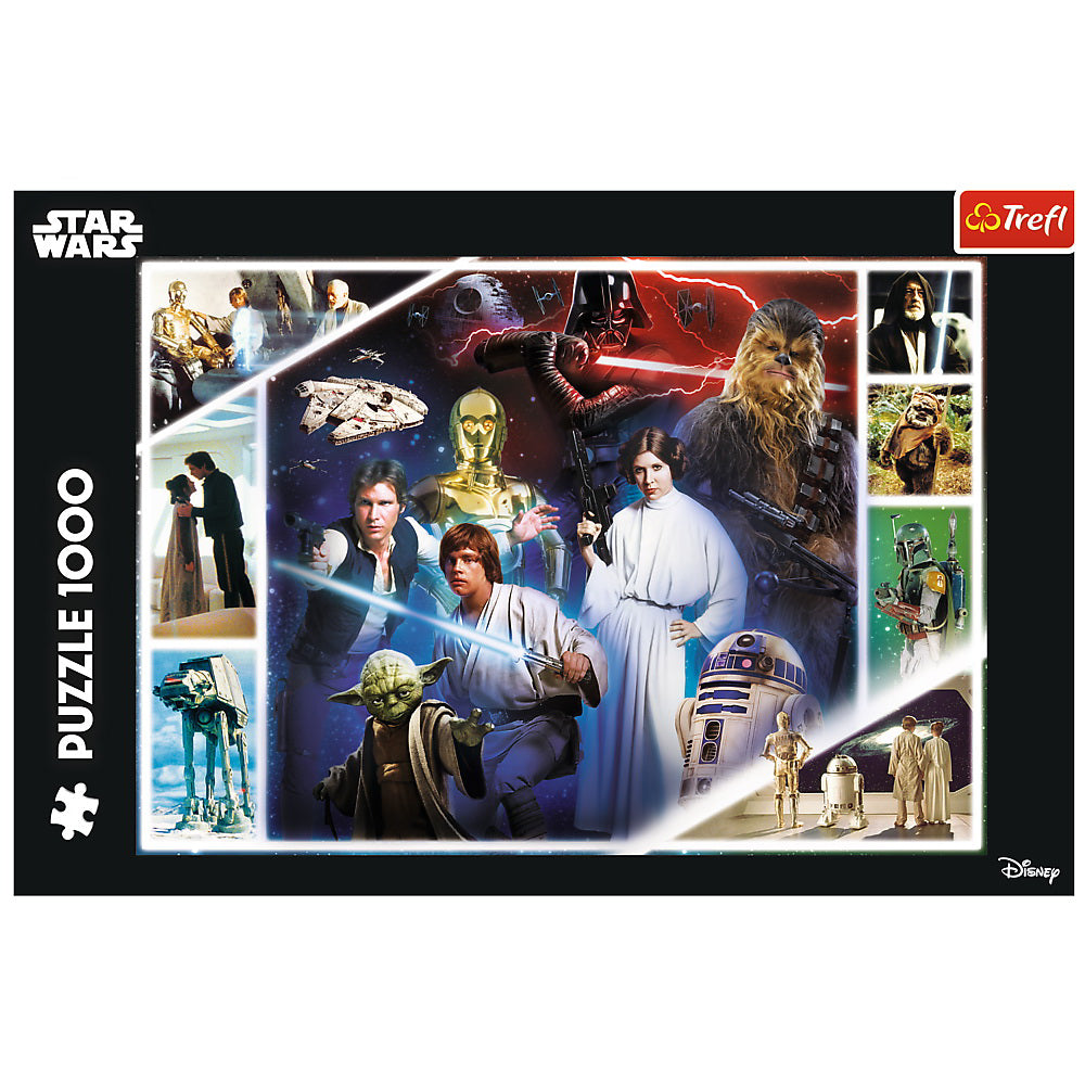 PUZZLE TREFL 1000 STAR WARS O GALAXIE FOARTE INDEPARTATA