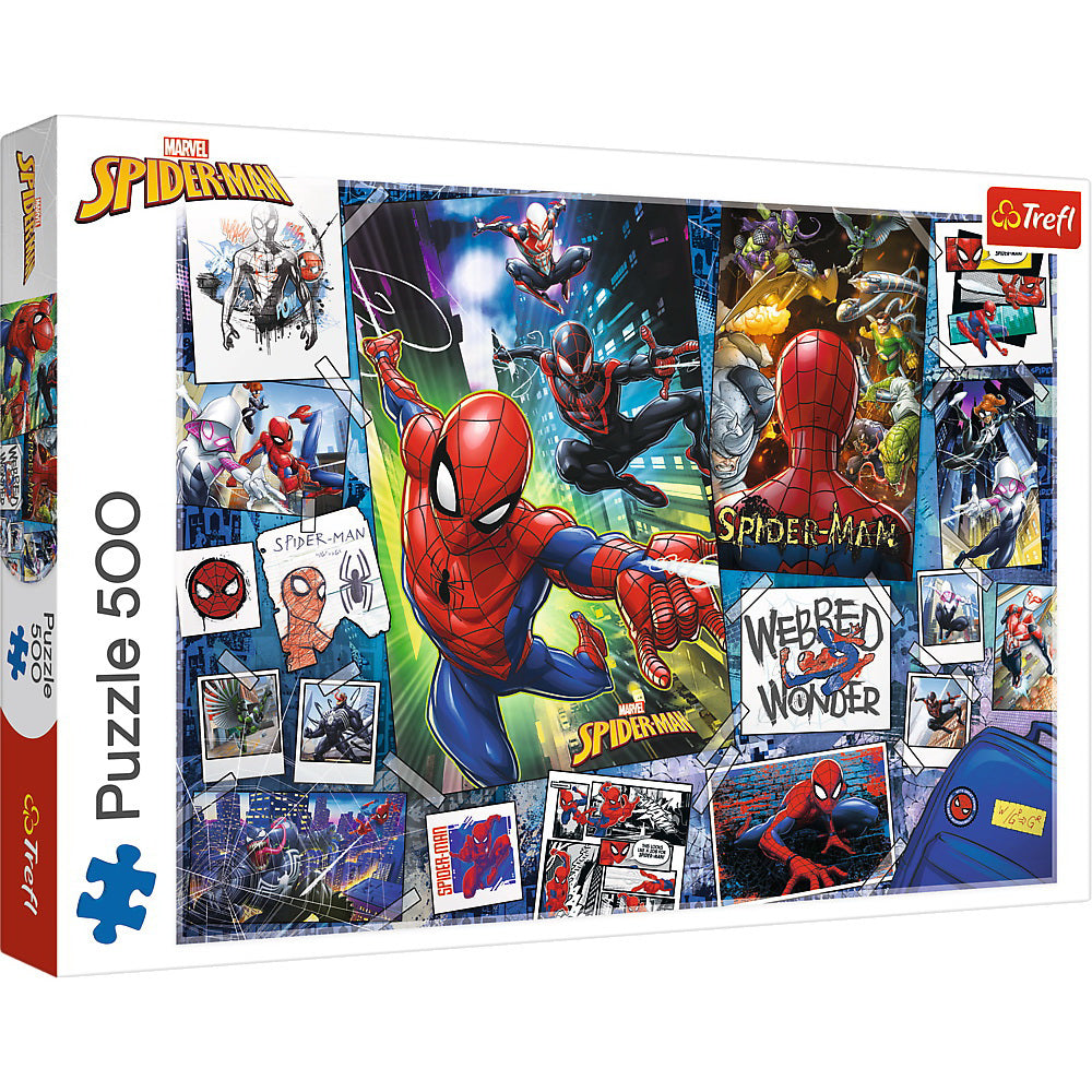 PUZZLE TREFL 500 POSTER CU SPIDER-MAN SUPEREROUL