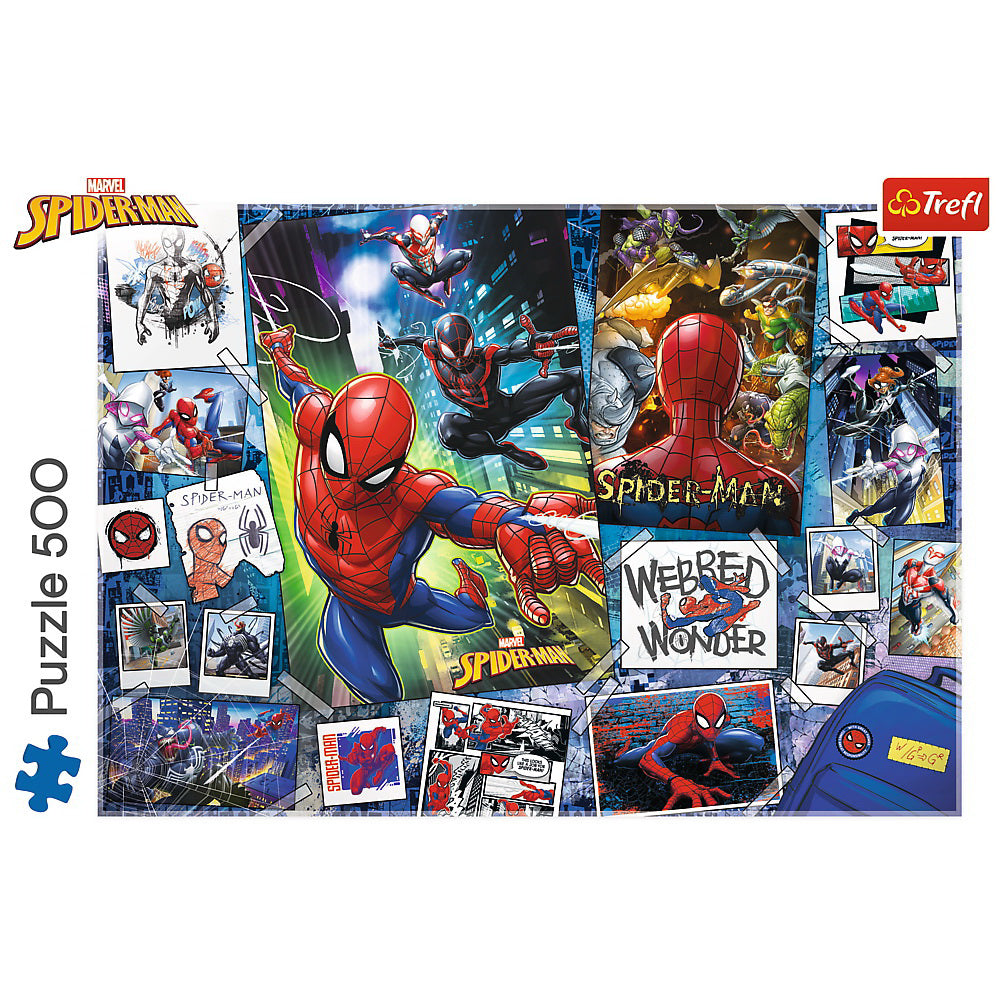 PUZZLE TREFL 500 POSTER CU SPIDER-MAN SUPEREROUL