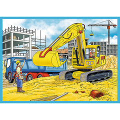 PUZZLE TREFL 4IN1 UTILAJE CONSTRUCTII