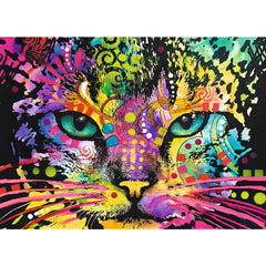 PUZZLE TREFL DIN LEMN 1000 PIESE PISICUTA COLORATA