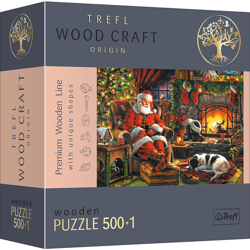 PUZZLE TREFL DIN LEMN 500+1 PIESE SEARA DE CRACIUN