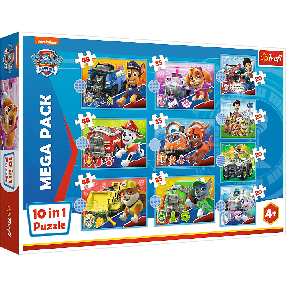 PUZZLE TREFL 10IN1 INTALNESTE PATRULA CATELUSILOR