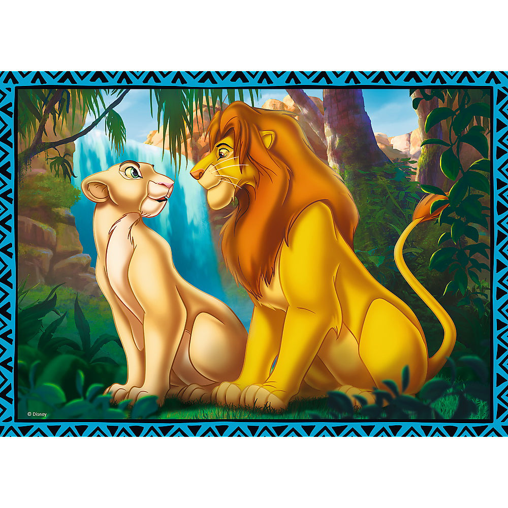 PUZZLE TREFL 4IN1 LION KING - AVENTURILE LUI SIMBA