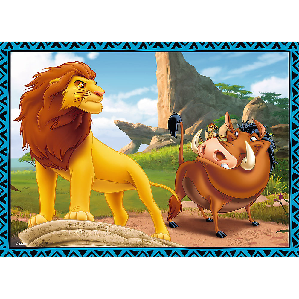 PUZZLE TREFL 4IN1 LION KING - AVENTURILE LUI SIMBA
