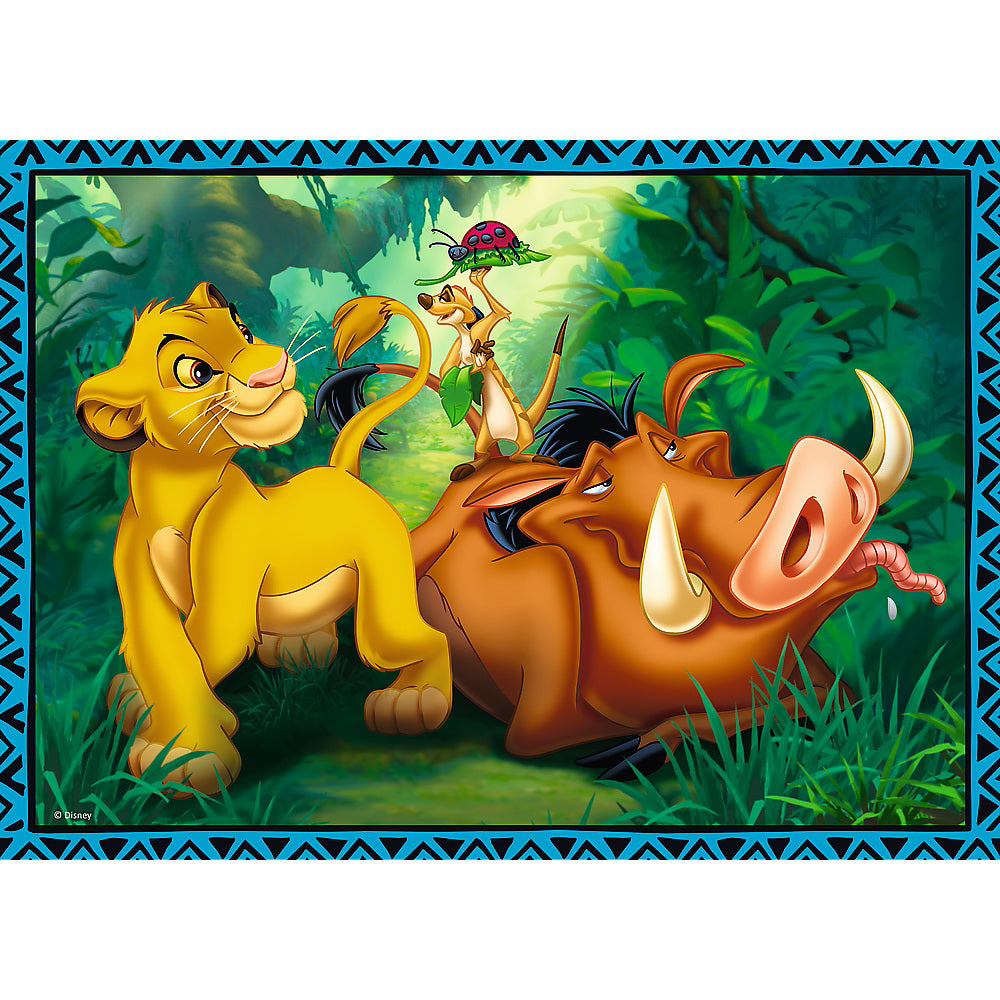 PUZZLE TREFL 4IN1 LION KING - AVENTURILE LUI SIMBA
