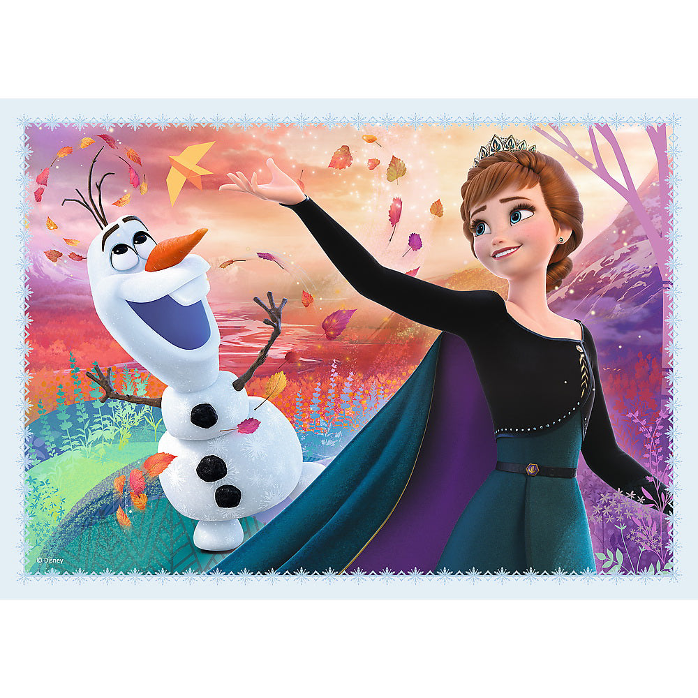 PUZZLE TREFL 4IN1 FROZEN - MAGIA DIN PADURE