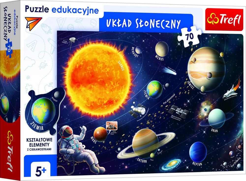 PUZZLE TREFL EDUCATIONAL 70 SISTEMUL SOLAR