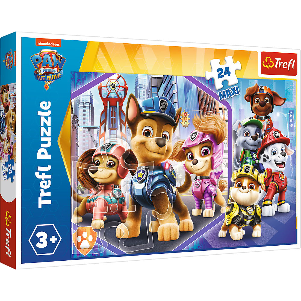 PUZZLE TREFL 24 MAXI PATRULA CATELUSILOR  EROII DE PAZA