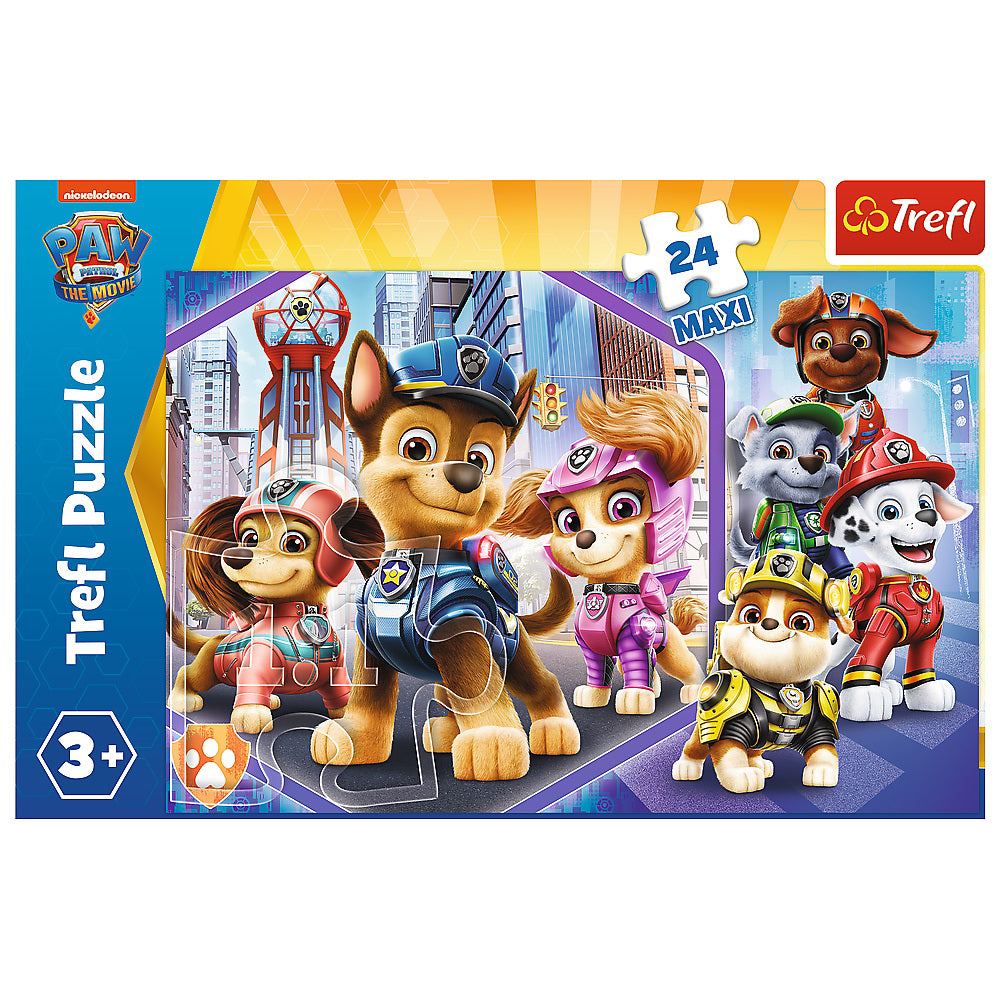 PUZZLE TREFL 24 MAXI PATRULA CATELUSILOR  EROII DE PAZA