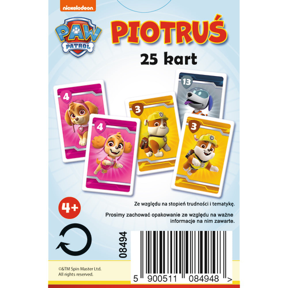 JOC DE CARTI PACALICI PATRULA CATELUSILOR