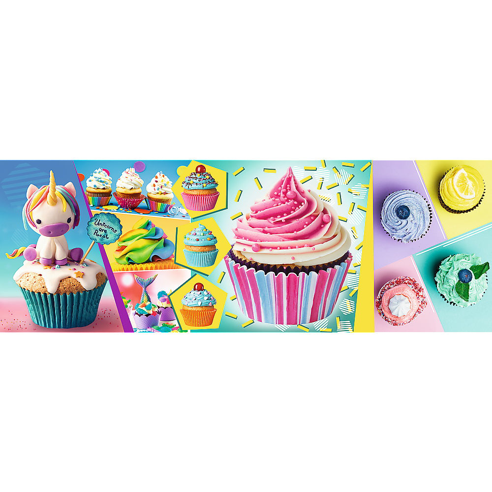 PUZZLE TREFL 1000 PANORAMA PRAJITURI PLINE DE CULOARE
