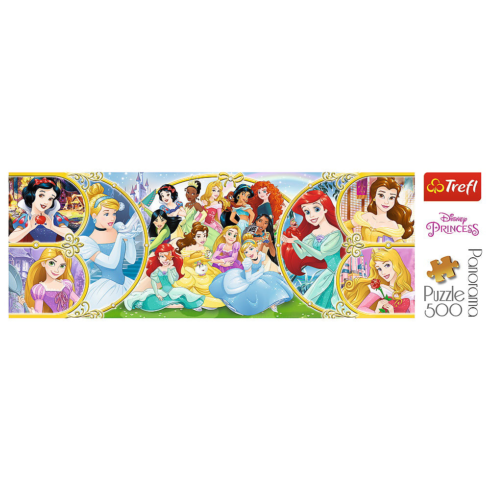 PUZZLE TREFL 500 PANORAMA PRINTESELE DISNEY