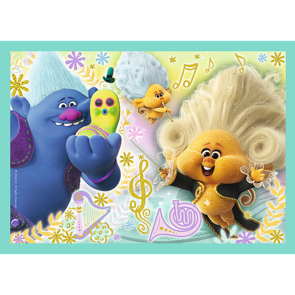 PUZZLE TREFL 4IN1 TROLI IN CONCERT