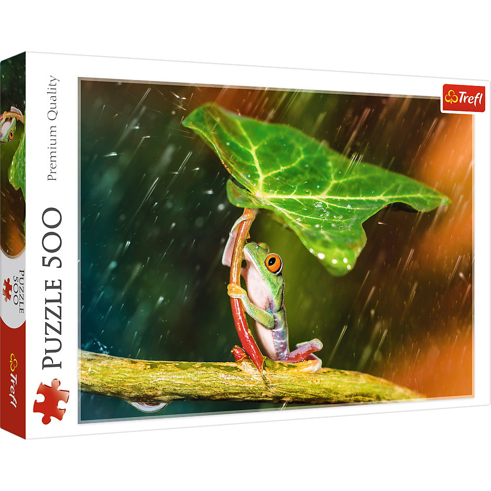 PUZZLE TREFL 500 UMBRELA VERDE