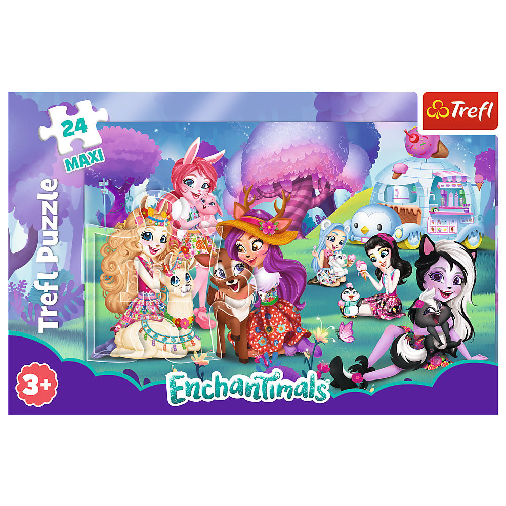 PUZZLE TREFL 24 MAXI FAMILIA ENCHANTIMALS