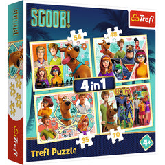 PUZZLE TREFL 4IN1 SCOOBY DOO SI PRIETENII