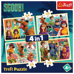 PUZZLE TREFL 4IN1 SCOOBY DOO SI PRIETENII