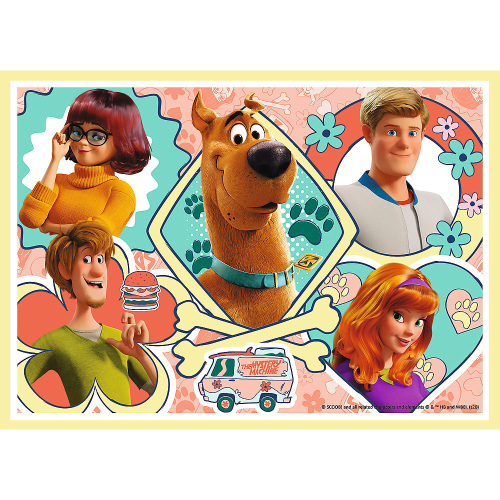 PUZZLE TREFL 4IN1 SCOOBY DOO SI PRIETENII