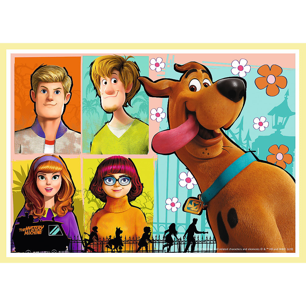 PUZZLE TREFL 4IN1 SCOOBY DOO SI PRIETENII