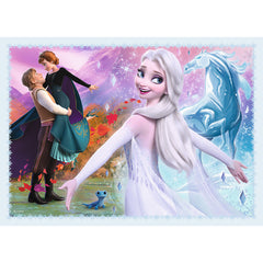 PUZZLE TREFL 4IN1 FROZEN2 PADUREA MAGICA