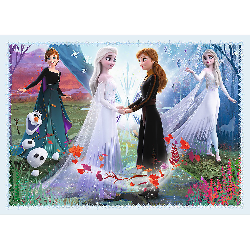 PUZZLE TREFL 4IN1 FROZEN2 PADUREA MAGICA
