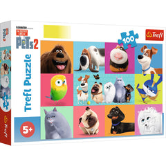 PUZZLE TREFL 100 VIATA SECRETA A ANIMALELOR 2
