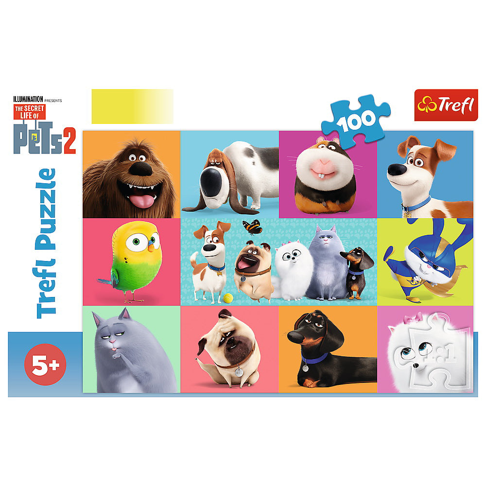 PUZZLE TREFL 100 VIATA SECRETA A ANIMALELOR 2