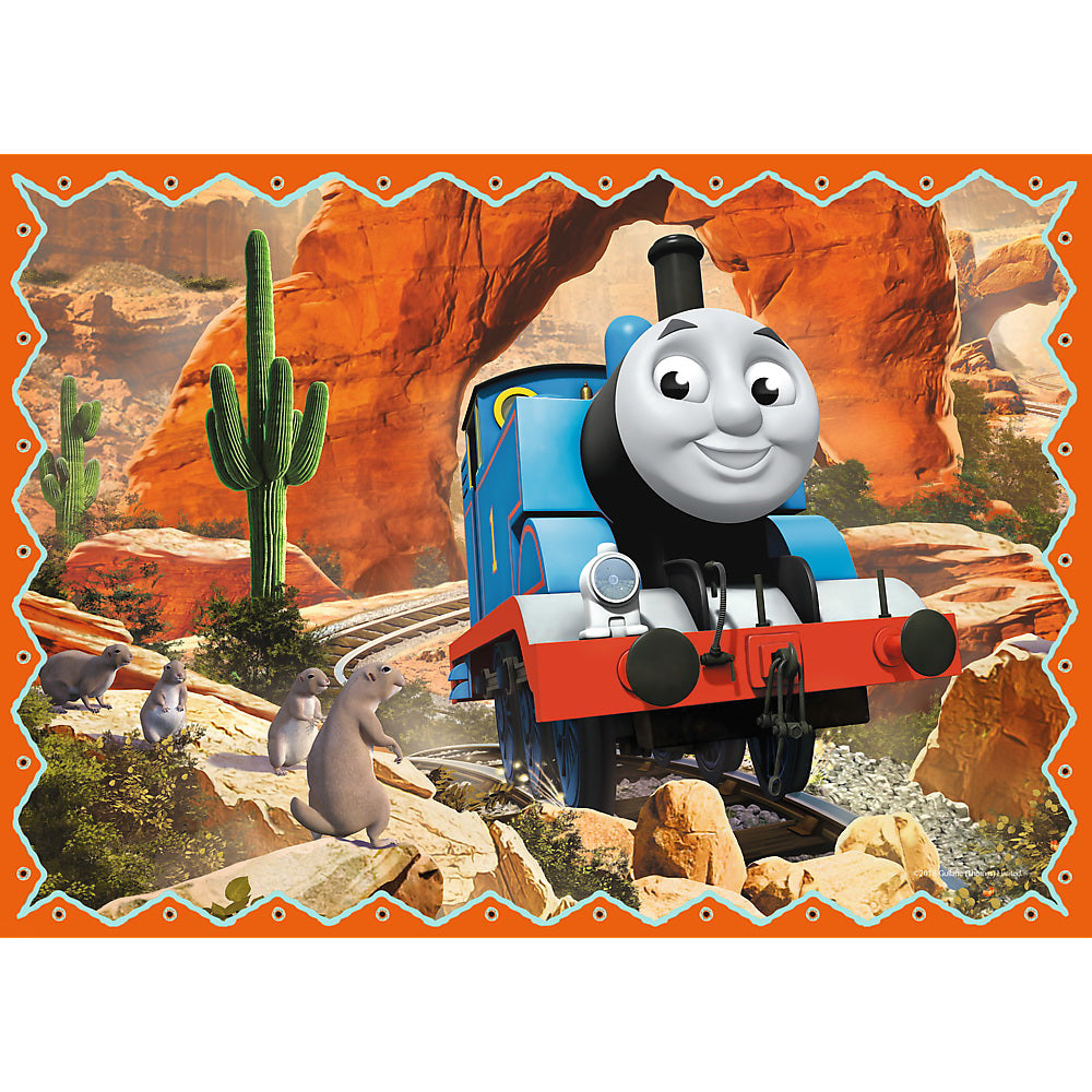 PUZZLE TREFL 4IN1 THOMAS CALATORIE IN JURUL LUMII