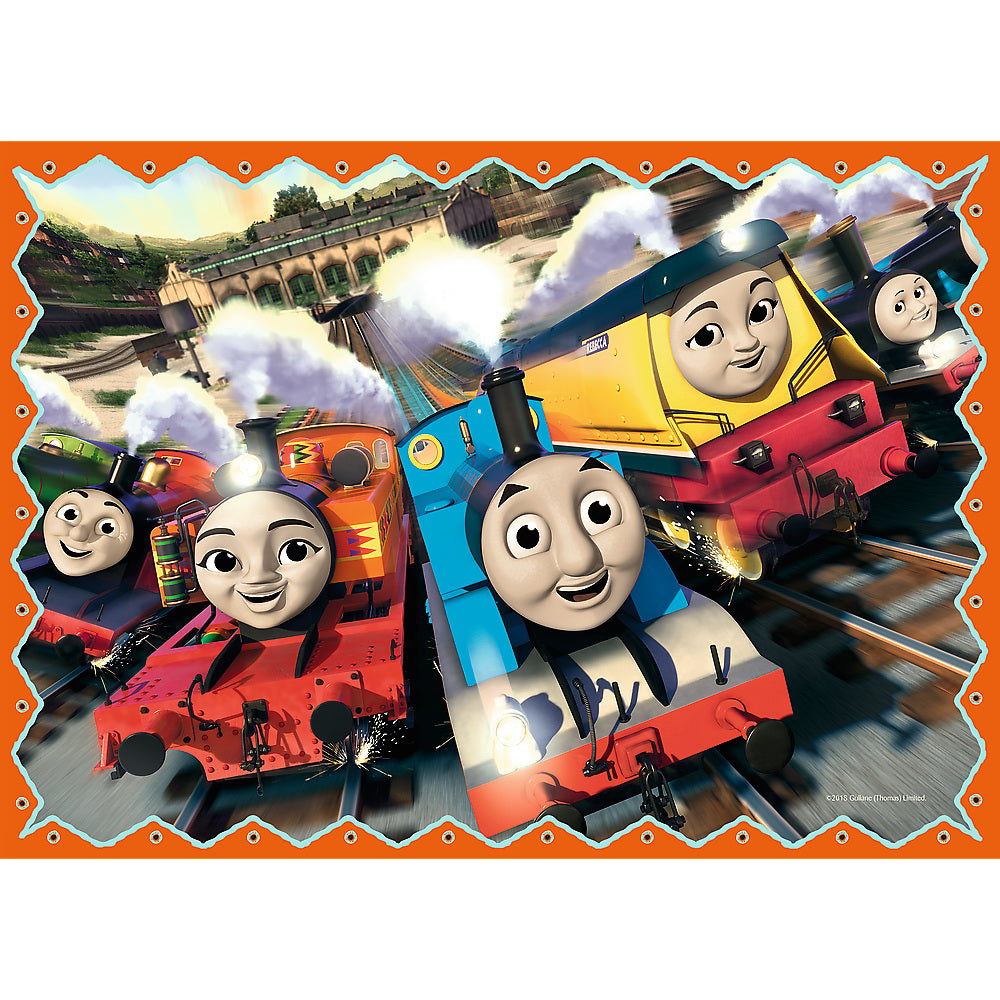 PUZZLE TREFL 4IN1 THOMAS CALATORIE IN JURUL LUMII