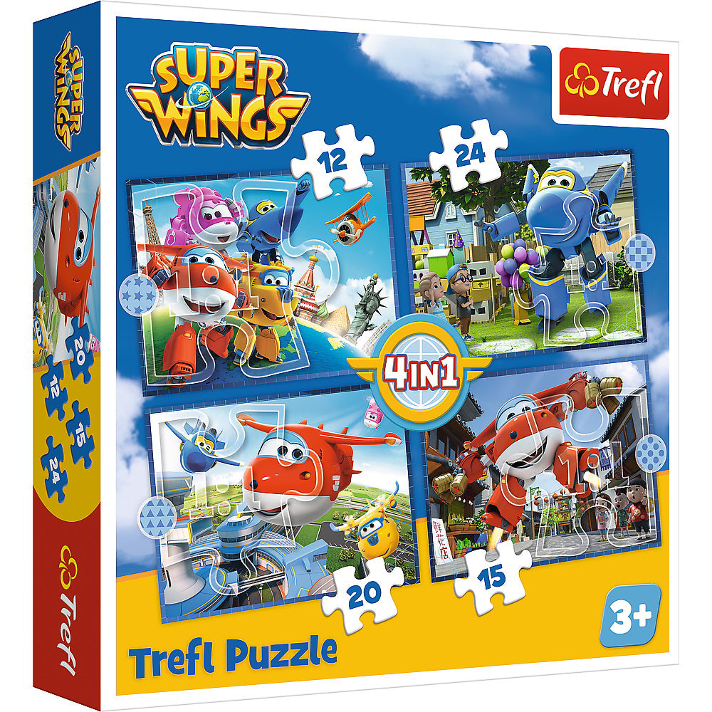 PUZZLE TREFL 4IN1 O ECHIPA EXTRAORDINARA
