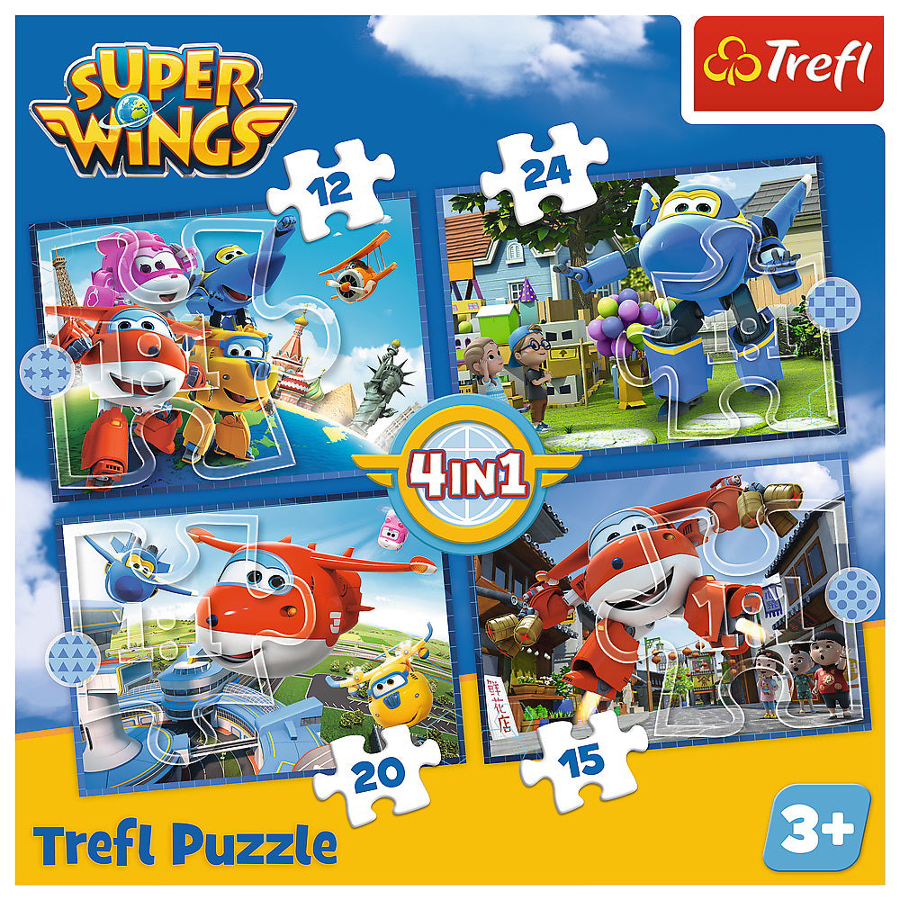 PUZZLE TREFL 4IN1 O ECHIPA EXTRAORDINARA