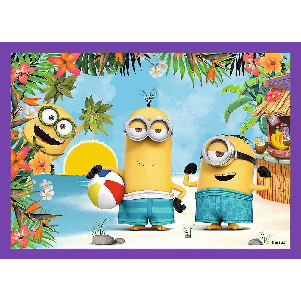 PUZZLE TREFL 4IN1 IN LUMEA MINIONILOR