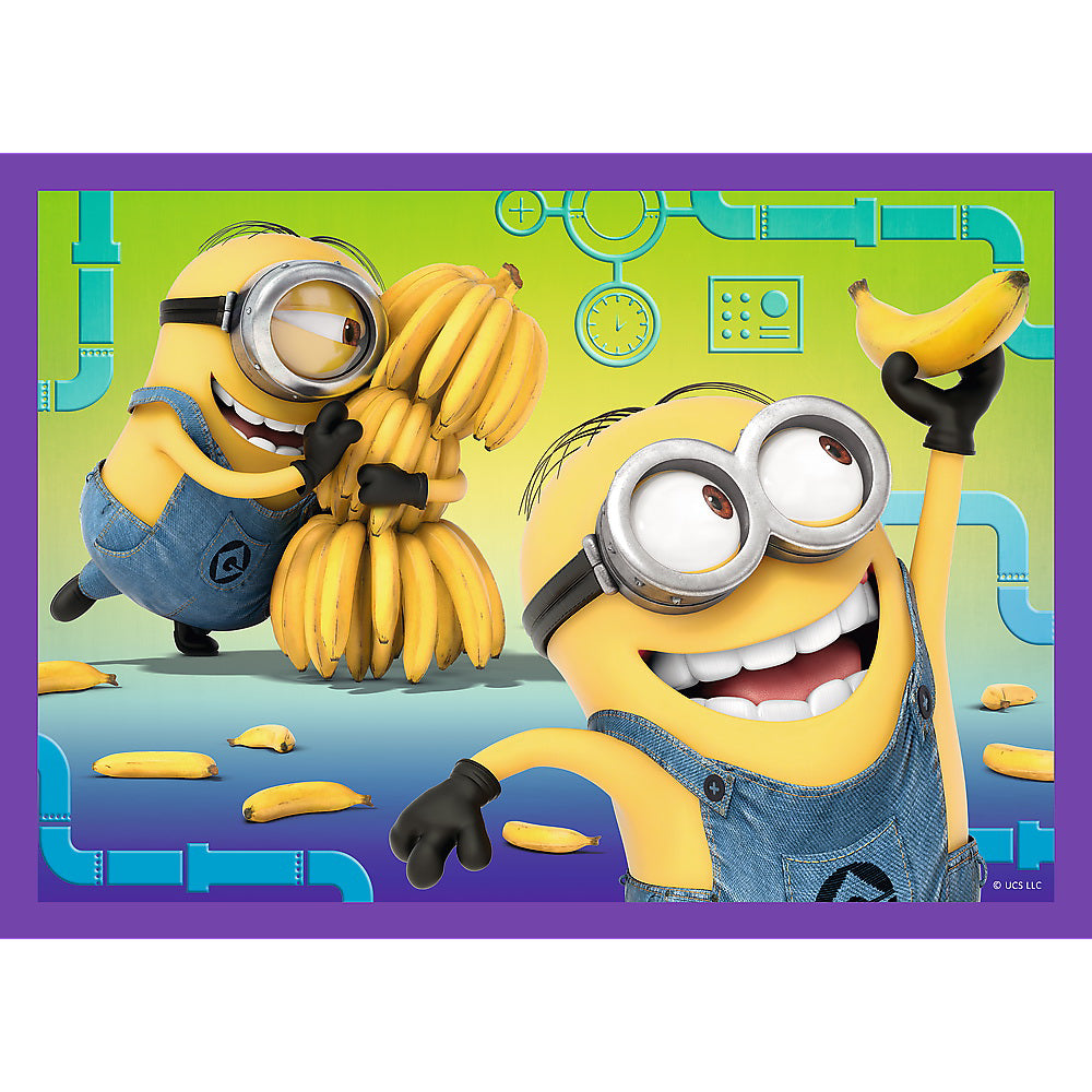 PUZZLE TREFL 4IN1 IN LUMEA MINIONILOR