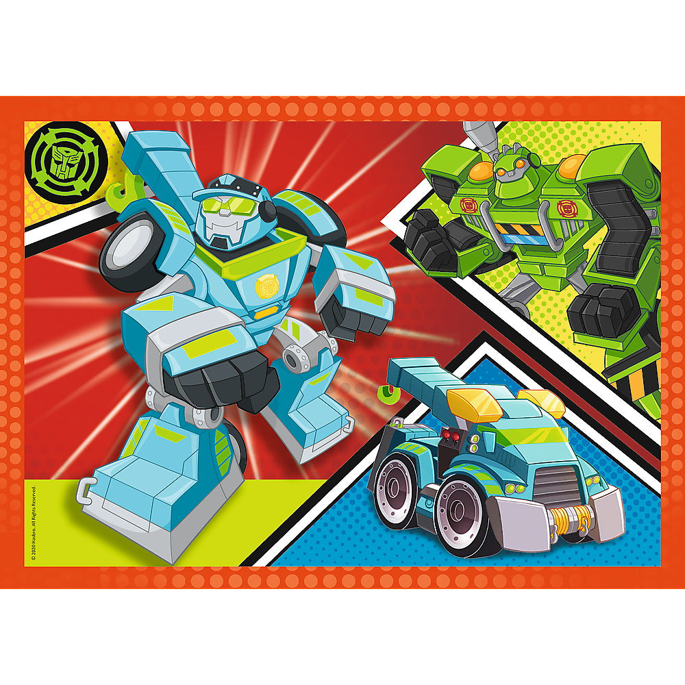 PUZZLE TREFL 4IN1 ACADEMIA ROBOTILOR TRANSFORMERS