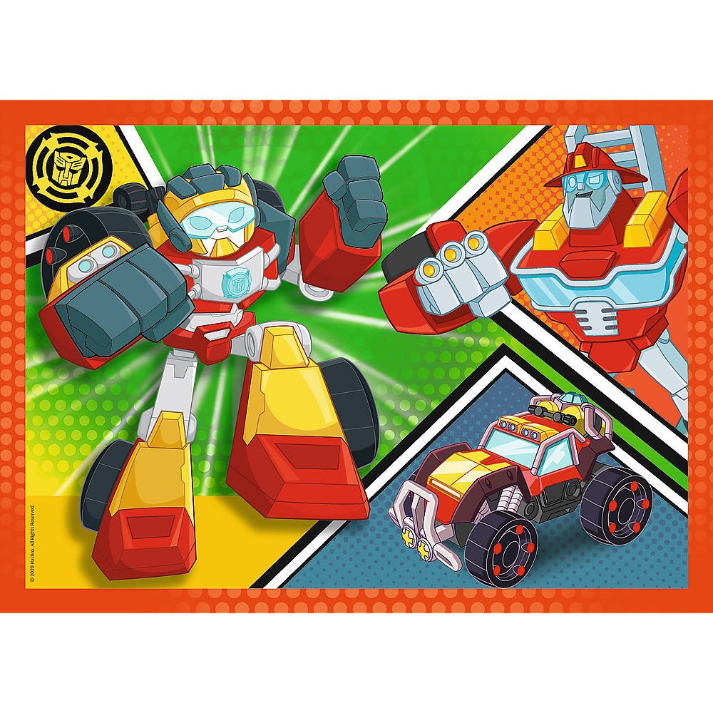 PUZZLE TREFL 4IN1 ACADEMIA ROBOTILOR TRANSFORMERS