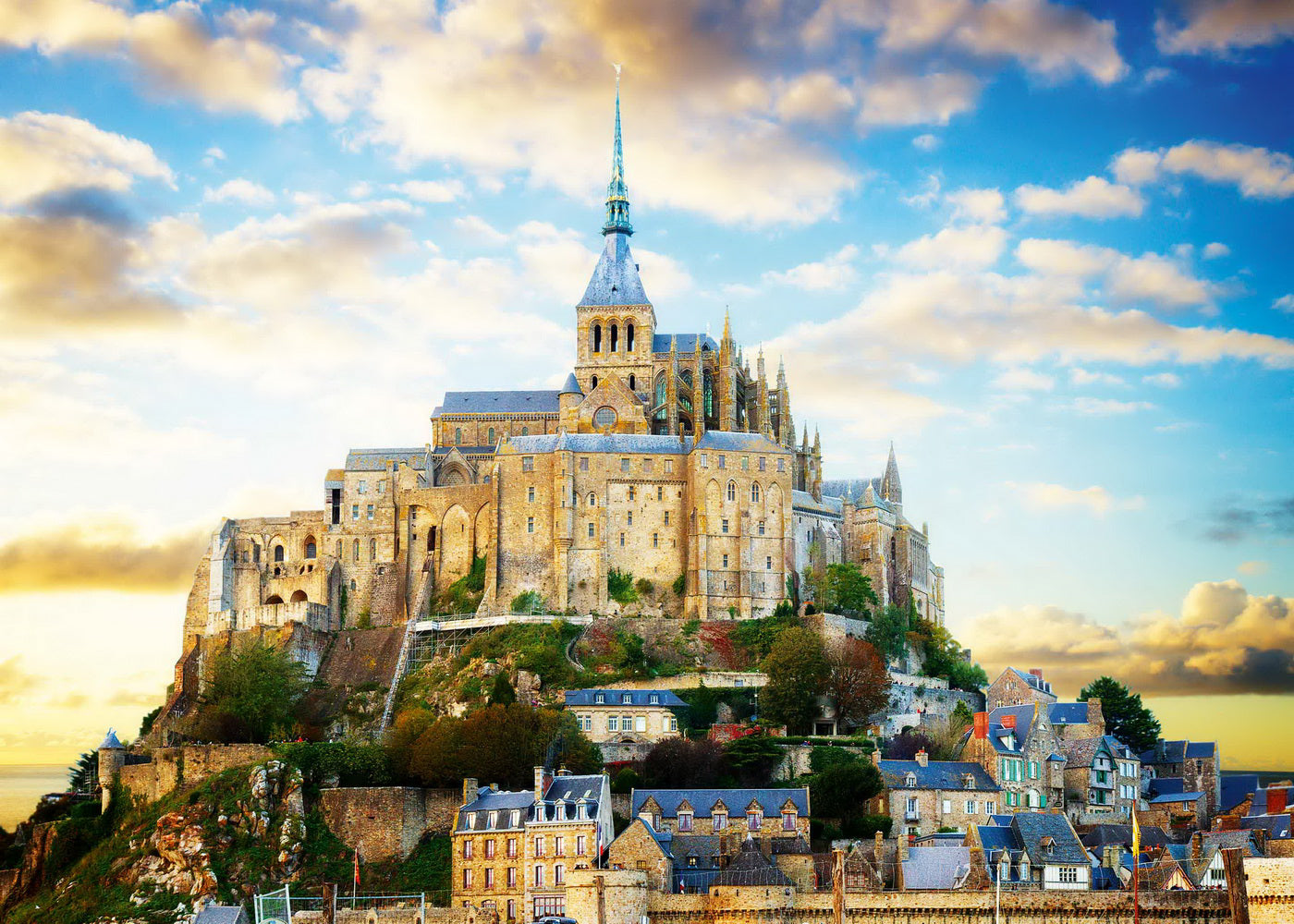 SET PUZZLE TREFL 3 X 500 VENETIA PARIS MONT SAINT-MICHEL