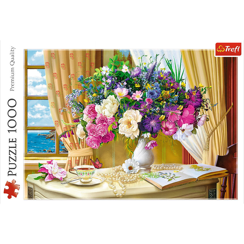 PUZZLE TREFL 1000 FLOWERS IN THE MORNING