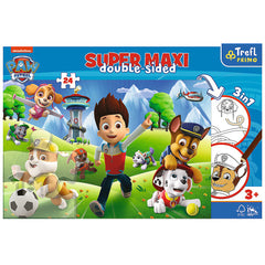 PUZZLE TREFL PRIMO  24 SUPER MAXI PATRULA CATELUSILOR AVENTURA CATELUSILOR