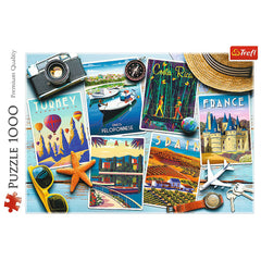 PUZZLE TREFL 1000 CARTI POSTALE