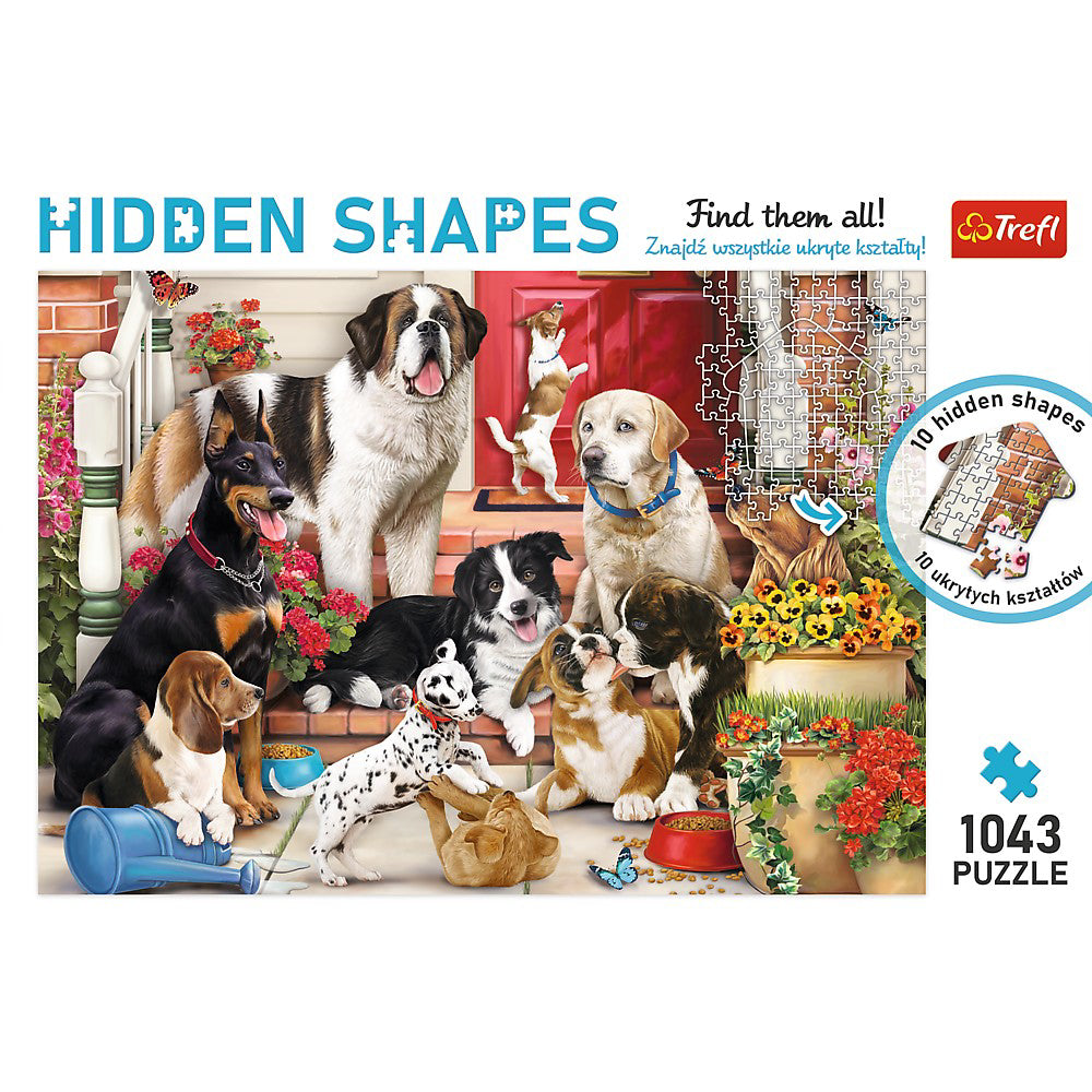 PUZZLE TREFL 1000 FORME ASCUNSE CATELUSII DRAGUTI