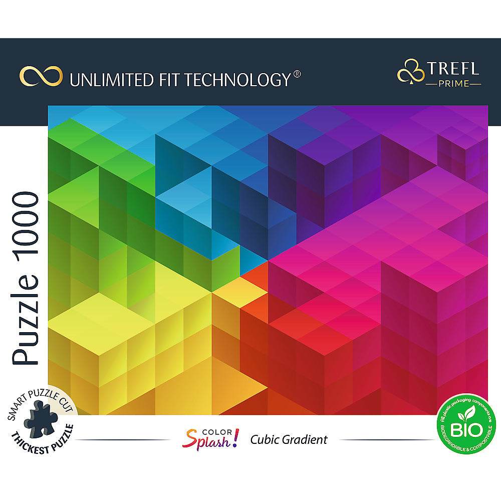 PUZZLE TREFL UFT 1000 CUB GRADIENT