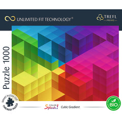 PUZZLE TREFL UFT 1000 CUB GRADIENT