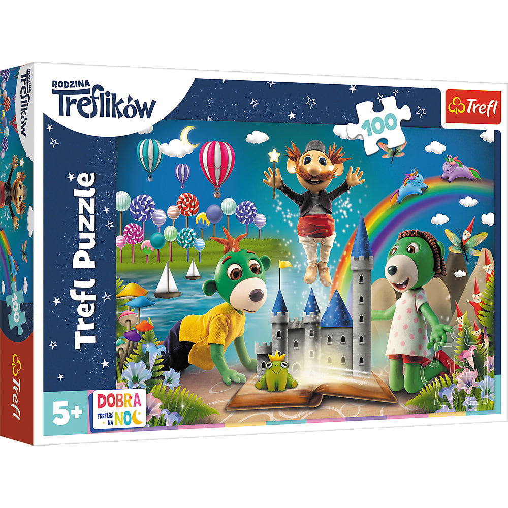 PUZZLE TREFL 100 PIESE RODZINA TREFLIKA SEARA DE BASME
