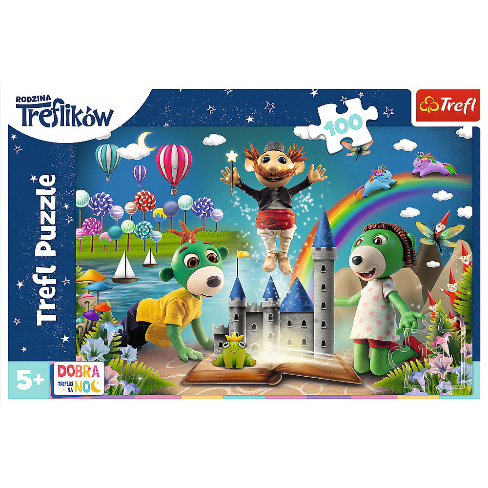 PUZZLE TREFL 100 PIESE RODZINA TREFLIKA SEARA DE BASME