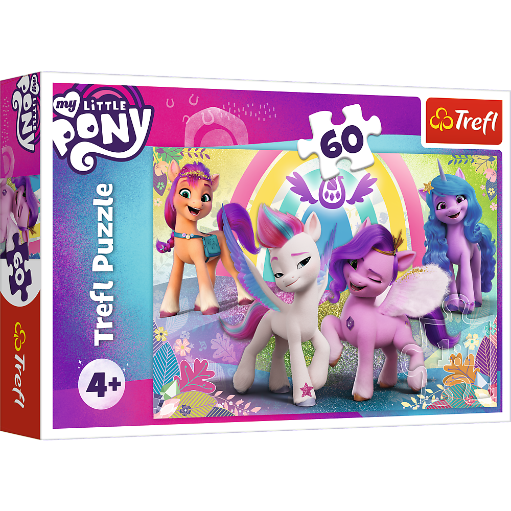 PUZZLE TREFL 60 PIESE MY LITTLE PONY PONEII MINUNATI
