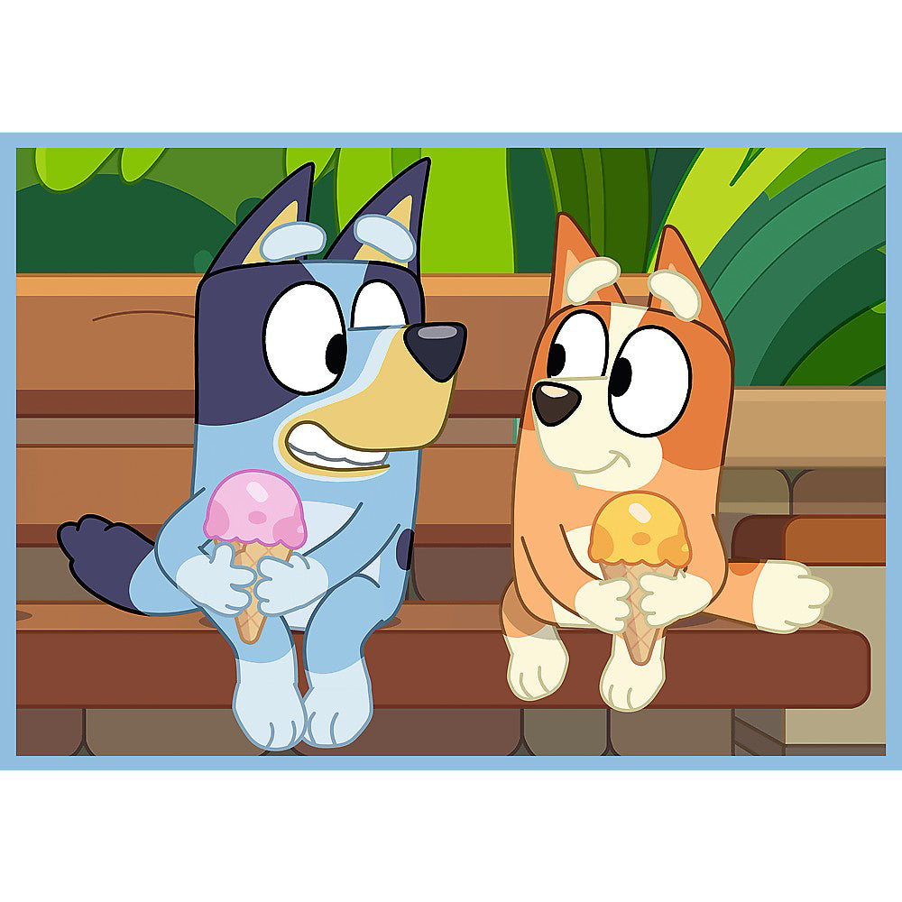 PUZZLE TREFL 4IN1 BLUEY SI LUMEA EI