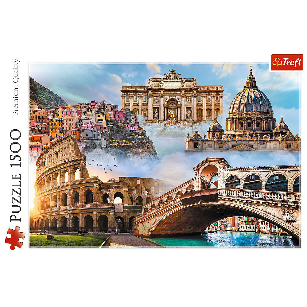 PUZZLE TREFL 1500 LOCURI FAVORITE DIN ITALIA