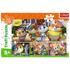 PUZZLE TREFL 100 44 PISICI PRIETENII