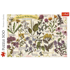 PUZZLE TREFL 500 PLANTE SI FLORI SALBATICE